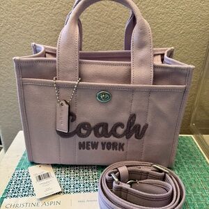 Coach CP164 Cargo Tote 26 in Soft Purple